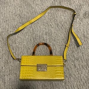 Topshop Bags Topshop Snakeskin Detail Handbag With Tortoise